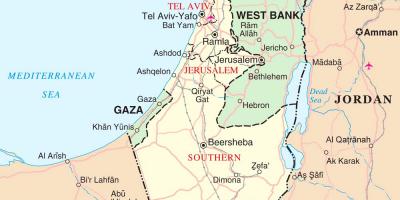 이스라엘의 지도 관광