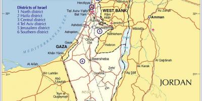 이스라엘 지역 지도
